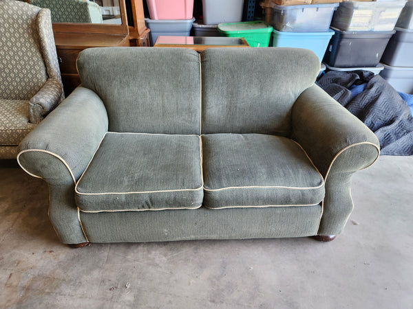 Green love seat