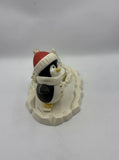 Lenox Penguin Chilly Chap Votive Holiday Christmas Candle Holder  With Box