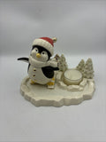 Lenox Penguin Chilly Chap Votive Holiday Christmas Candle Holder  With Box