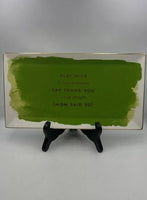 Lenox Kate Spade New York POSY COURT Rectangular Tray Green Play Nice