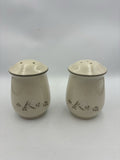 Newcore Stoneware Salt And Pepper Shaker With Plastic Stoppers