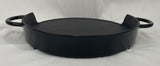 William Sonora Black Uni-Griddle Block Enamel 12 Inch Cast Iron Pan With Handles