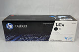 HP LASERJET Original HP Toner 141A Black Noire Toner Cartridge #W1410 Unopened